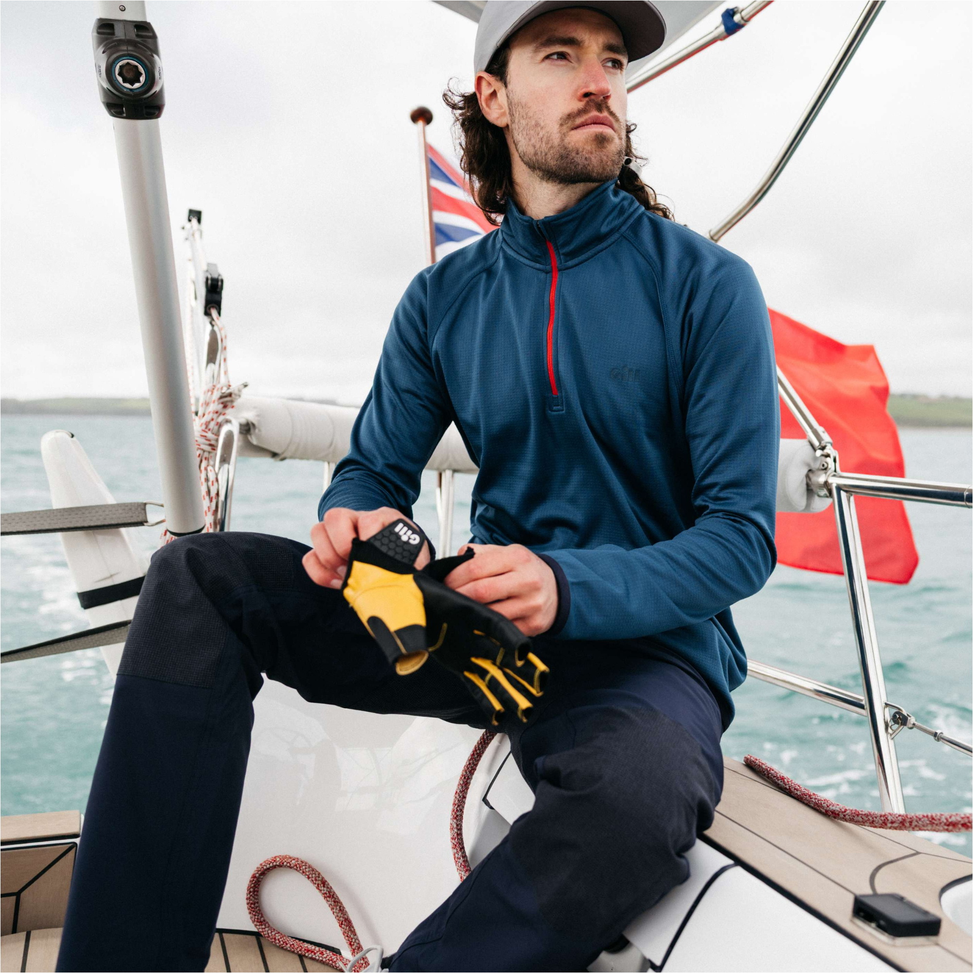 2026 Gill Mens Drift Zip Fleece 1501 - Deep Dive
